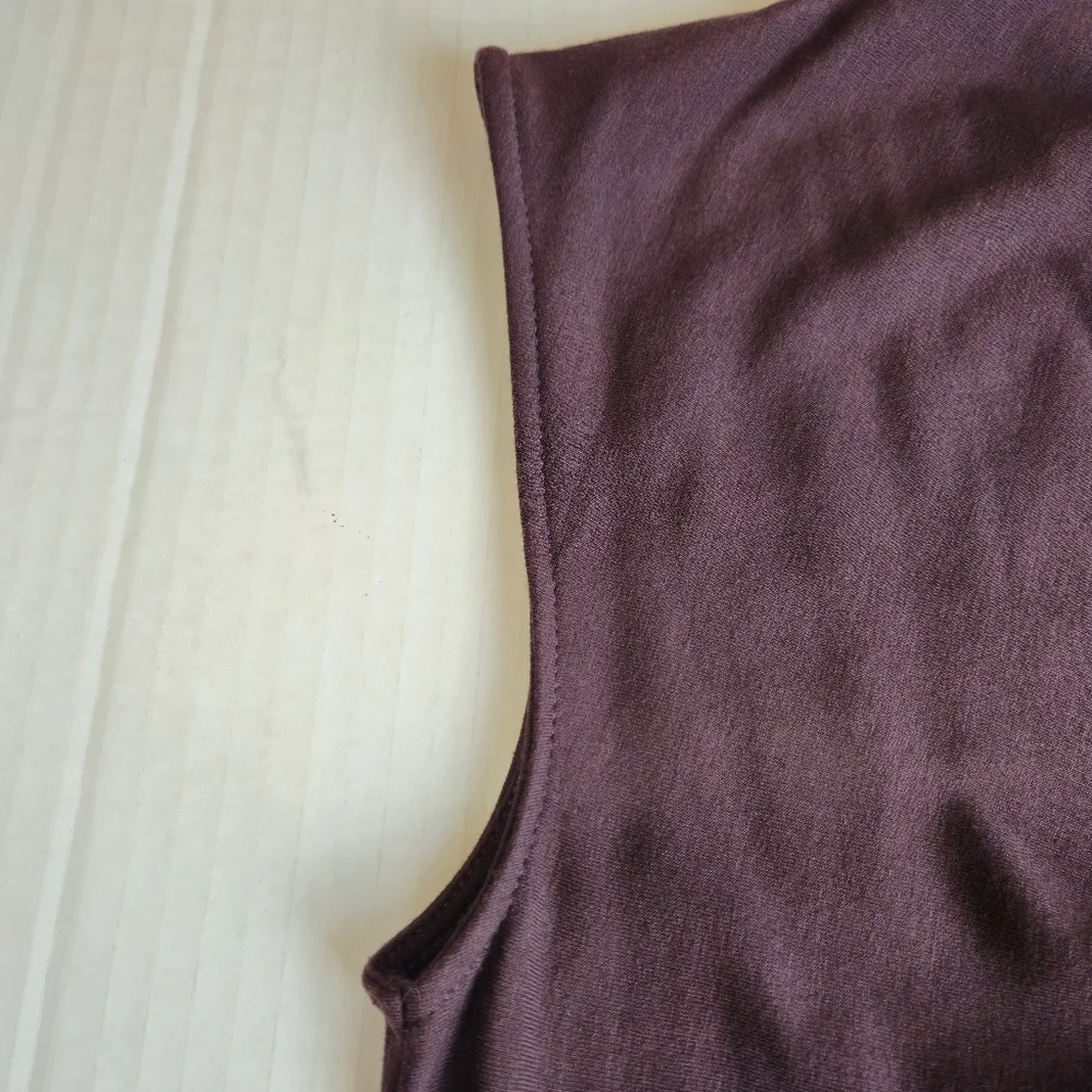 G.I.L.I. (Got It Love It) Women Wine Runched Slimming Dress Size 14 - Picture 6 of 12